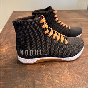 NOBULL Black and White Gum High Top Trainers